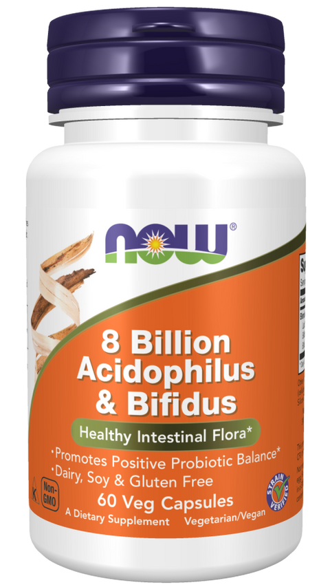 Acidophilus + bifidus 8 miliárd - NOW Foods