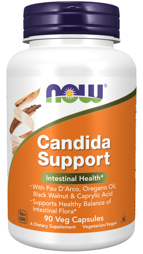 Candida Support, podpora črevnej flóry - NOW Foods