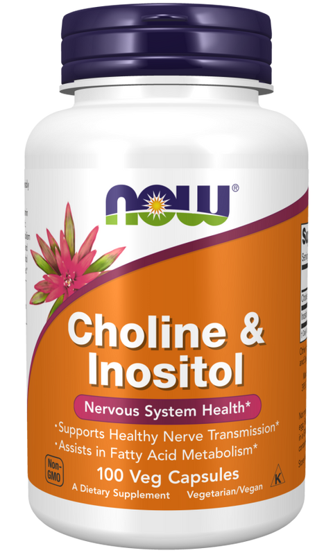 Cholín + Inositol 250/250 mg - NOW Foods