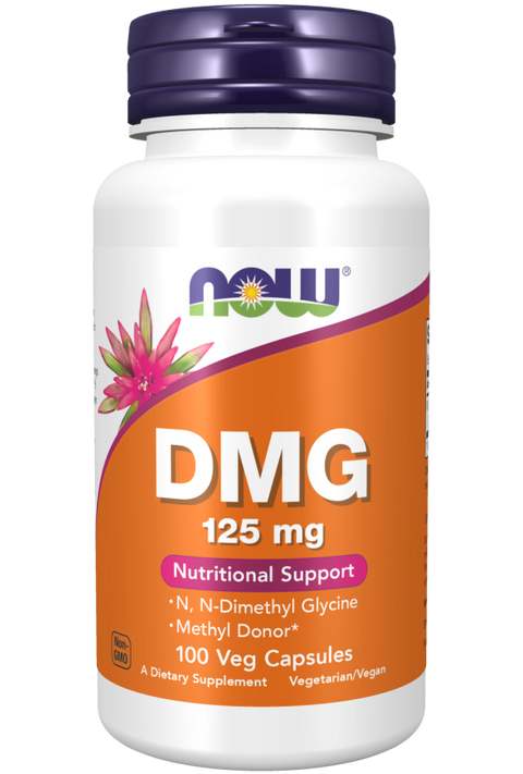 DMG 125 mg, produkcia buniek v imunitnom systéme - NOW Foods