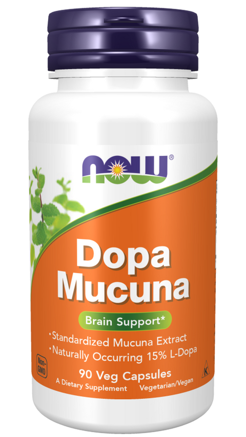 Dopa Mucuna 800 mg/120 mg - NOW Foods