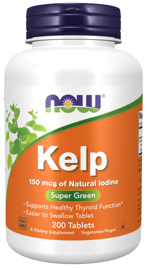 Kelp - morské riasy (prírodný zdroj jódu) - NOW Foods