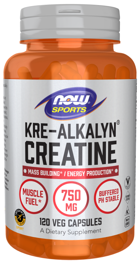 Kre-Alkalyn Creatine 750 mg Buffered Monohydrát - NOW Foods