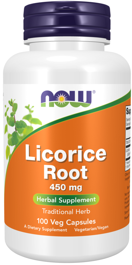 Licorice Root (sladké drievko) 450 mg - NOW Foods