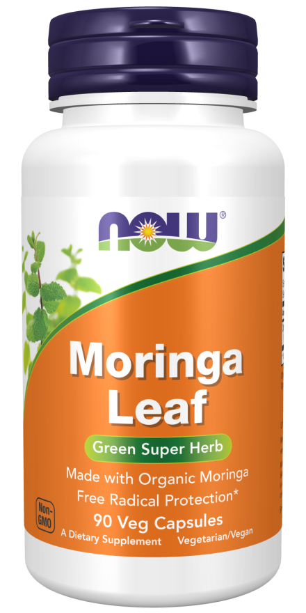Moringa extrakt z listov stromu 800 mg - NOW Foods