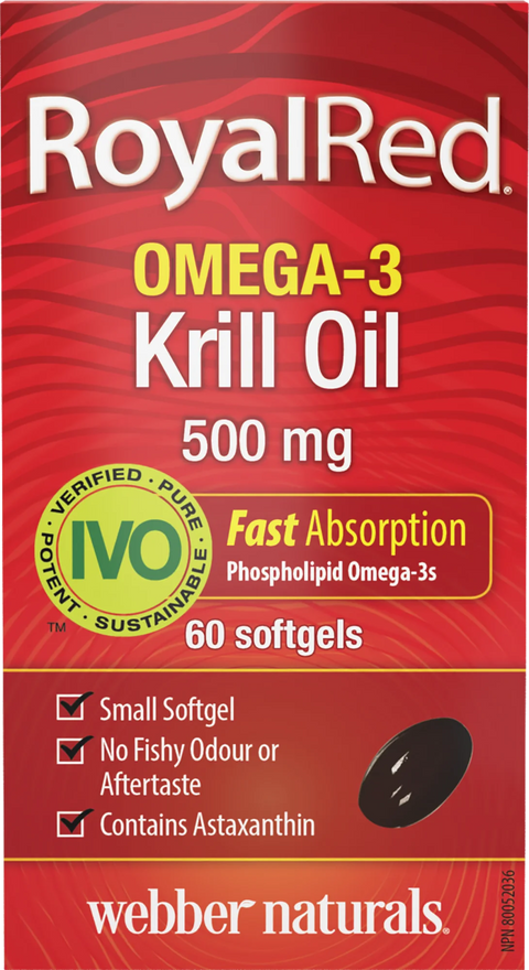 Omega-3 RoyalRed Krill Olej 500mg
