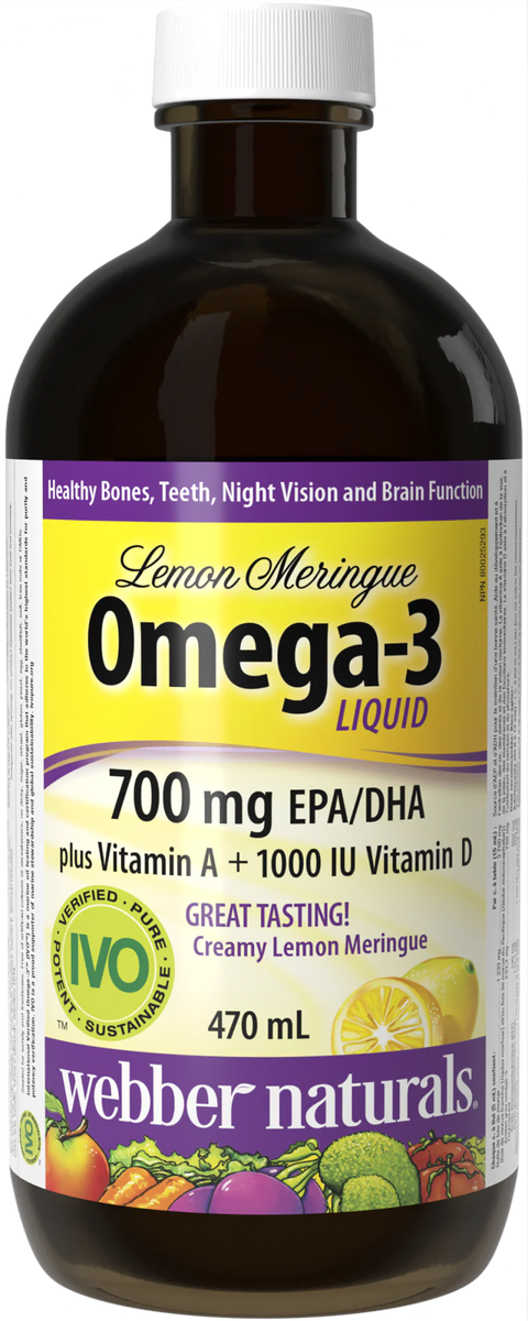 Omega3 + vitamín A a D s príchuťou citróna