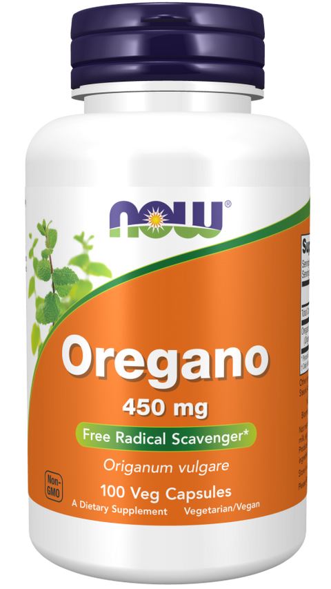 Oregano 450 mg silný antioxidant - NOW Foods