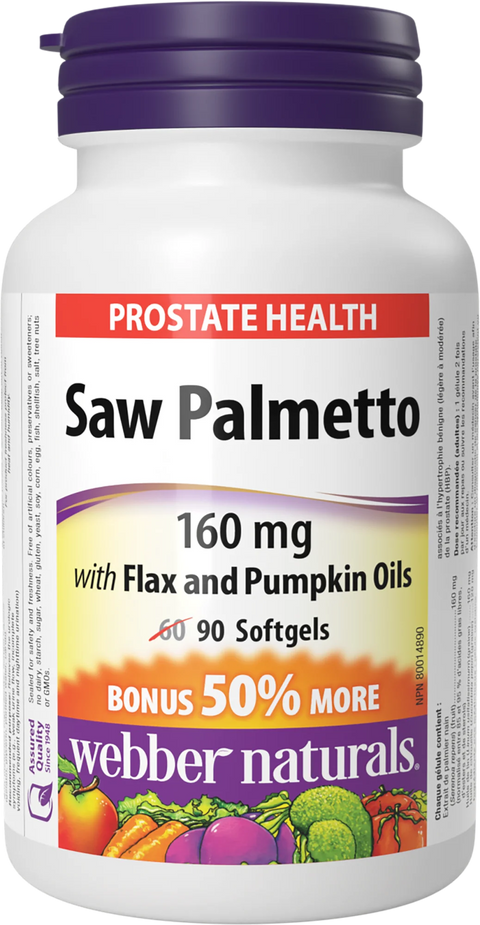 Prostata (Saw Palmetto) 160mg Bonus