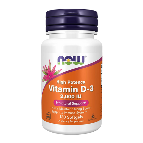 Vitamín D3 2000 IU - NOW Foods