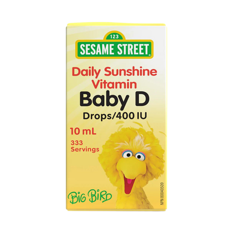 Sesame Street® Vitamín D3 kvapky pre dojčatá a deti