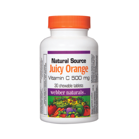 Vitamín C, 500 mg šťavnatý pomaranč, cmúľacie