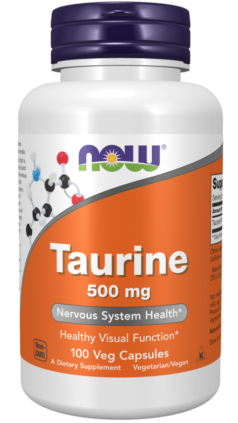 Taurine 500 mg - NOW Foods