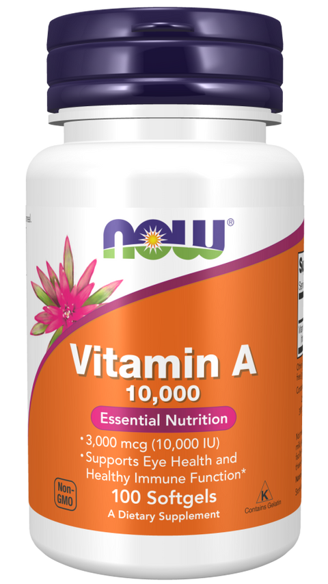 Vitamín A 10.000IU - NOW Foods