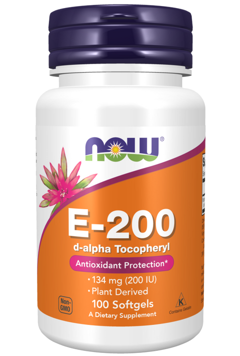 Vitamin E 200 I.U. - NOW Foods