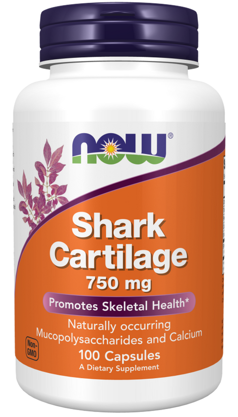 Žraločia Chrupavka 750 mg - NOW Foods